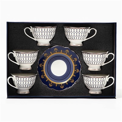 УЦЕНКА Сервиз фарфоровый чайный, 12 предметов