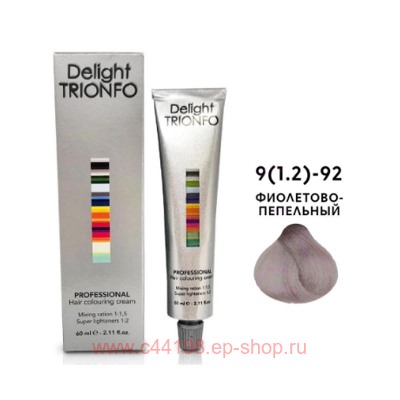 CD Делайт-Триумфо Стойкая Крем-краска для волос 9.5-92 фиолетово-пепельный 60 мл