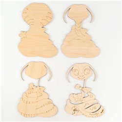 Роспись по дереву на новый год «Змея», набор для творчества