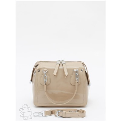 Сумка женская кожаная 0913-2Q apricot Polina&Eiterou