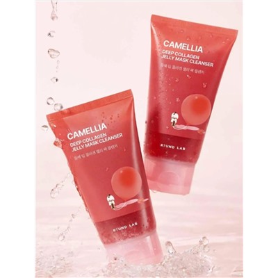 ROUND LAB Гель-пенка для умывания с экстрактом камелии 2 в 1 / Camellia Deep Collagen Jelly Pack Cleanser, 150 мл 28016