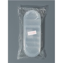 Органайзер для хранения, с крышкой, 7 секции, 28×10.5 см, прозрачный