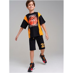 Комплект трикотажный для мальчиков: фуфайка (футболка), шорты