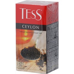 TESS. Classic Collection. CEYLON (черный) карт.пачка, 25 пак.
