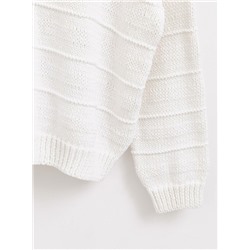 Джемпер женский CONTE Фактурный джемпер крупной вязки из натурального хлопка LDK 180