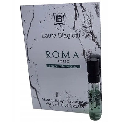 LAURA BIAGIOTTI ROMA UOMO CEDRO edt (m) 1.5ml пробник