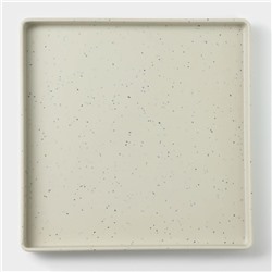 Блюдо сервировочное «Мрамор», 24.5×2.5 см, серое