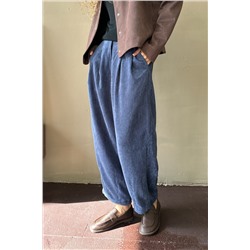 Брюки-бананы  VELVET086/04/Синий