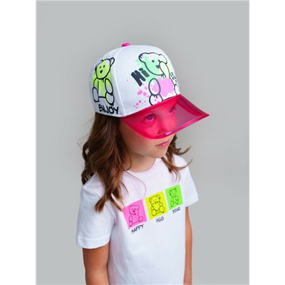 Кепка текстильная для девочек
