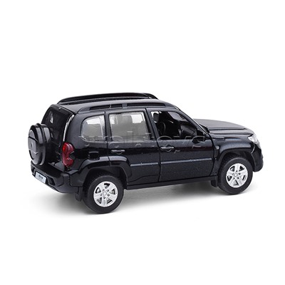 Машина металл LADA NIVA travel 12 см, (двери, черный метталлик) инерц., в коробке