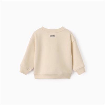 Толстовка детская MINAKU: Basic Line BABY, рост 62-68 см, бежевая