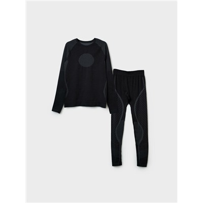 Термокомплект трикот. для женщин: фуфайка (футболка) с длин. рук, брюки для эпизод. использования