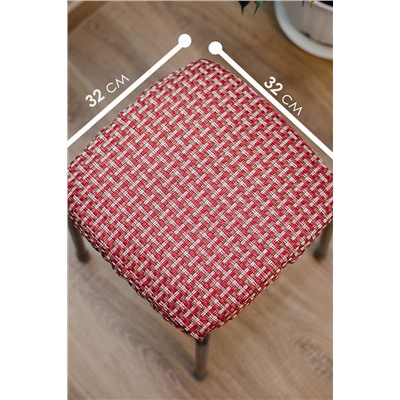 Чехол на стул 2 шт Плетенка черный НАТАЛИ, 1212931