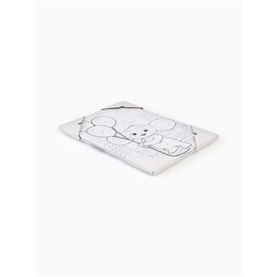 Картина по номерам с подрамником «Чебурашка с шарами», 20×30 см