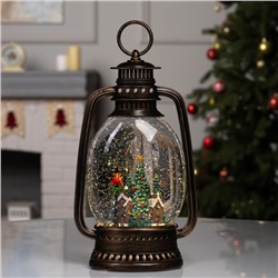 Фигура светодиодная «Ночные огни», 27.9×15.7×7.6 см, музыка, батарейки ААх3 (не в комплекте), USB, свечение тёплое белое