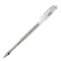 Ручка гелевая "Crown" 0.7 мм серебро HJR-500GSM Crown
