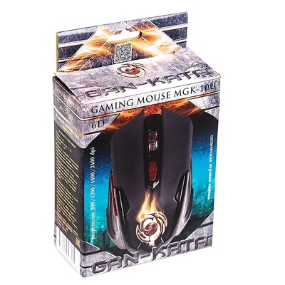 Мышь оптическая Dialog Gan-Kata MGK-10U (повр. уп.) (black)