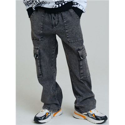 Брюки текстильные джинсовые для мальчиков