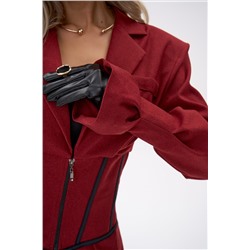 Пиджак – корсет Джуди (бордовый)