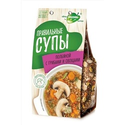 Суп полбяной с грибами и овощами 180г ЭКОПРОДУКТЫ, 1184425