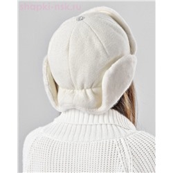 Бархат корот.уши Ушанка лого МА стразы флис (56-58)