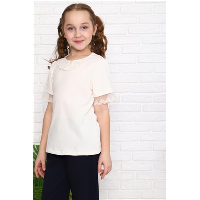 Джемпер Олеся короткий рукав (Экрю)