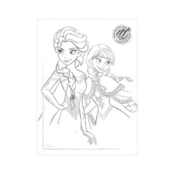 Колготки детские CONTE Колготки с рисунками ©Disney Frozen 40 и вкладышем-раскраской