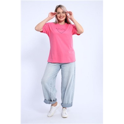 Футболка женская ФЖ0062А (Ярко-розовый)