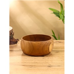 Салатник, 18×18×8 см, тиковое дерево