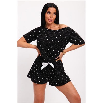 Пижама женская 297 (Черный)