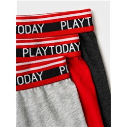 Трусы трикотажные для мальчиков - боксеры, 3 шт в комплекте