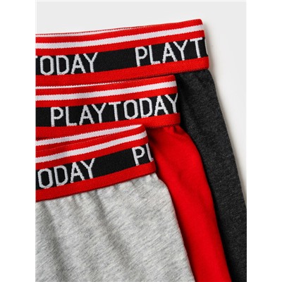 Трусы трикотажные для мальчиков - боксеры, 3 шт в комплекте