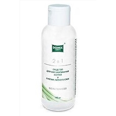 Domix Green Professional Средство 2 в 1 для обезжиривания ногтей и снятия липкого слоя без растворителей, 100 мл KRISTALLER, 1107817