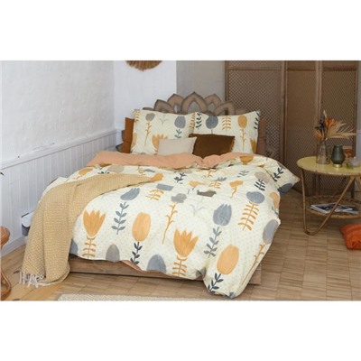 Постельное бельё 2-спальное «Этель» Autumn flowers, бязь