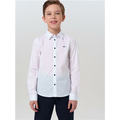Рубашка текстильная для мальчиков (slim fit)