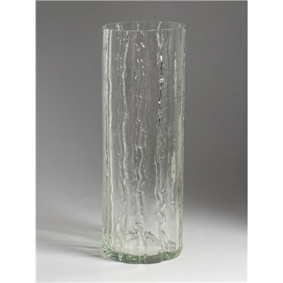 Ваза декоративная, h=35 см, d=12 см, стекло, прозрачная