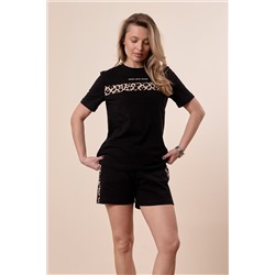 Костюм футболка и шорты  М326047Пчб