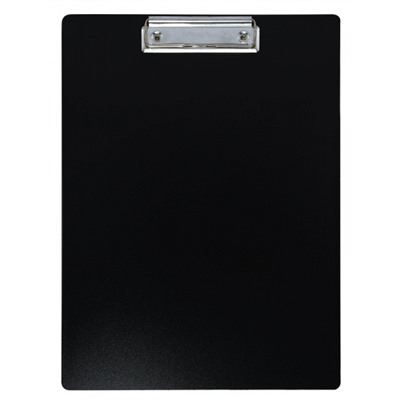 Планшет (доска с зажимом) А4 пластик черный NM3012 0,90мм inФОРМАТ