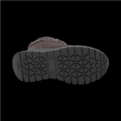 Ботинки из натуральной кожи на меху Т980-3 серые