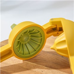 Соковыжималка ручная Доляна Juicer, жёлтая, зелёная
