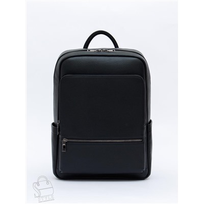 Рюкзак мужской кожаный 134119-161H black Heanbag в Новосибирске