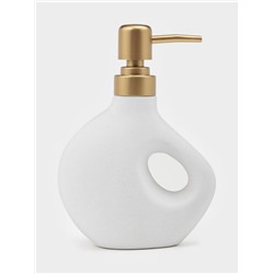 Дозатор для жидкого мыла Modern Gold, белый