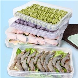 Контейнер- Поднос для заморозки пельменей и полуфабрикатов с крышкой #23046191