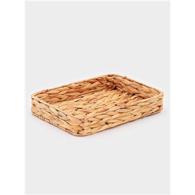 Корзинка для подачи Доляна «Камыш», 32×24×5.5 см, из соломы