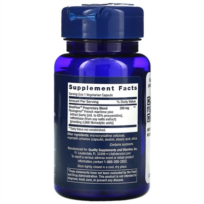 Life Extension, VenoFlow, 30 растительных капсул