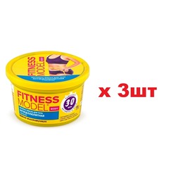 Fitness Model Экспресс-маска для тела 250мл глиняная антицеллюлитная 3шт
