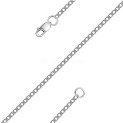 Браслет из серебра родированный - Двойной ромб (вес указан для р-ра 18) 925 пробы 106305018р Дв. ромб