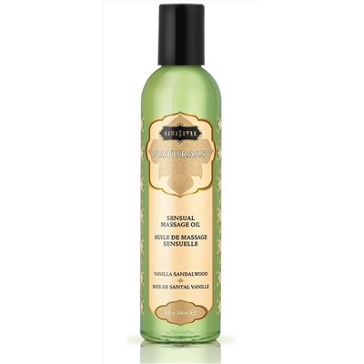Массажное масло Naturals Vanilla Sandalwood с ароматом ванили и сандала - 236 мл.