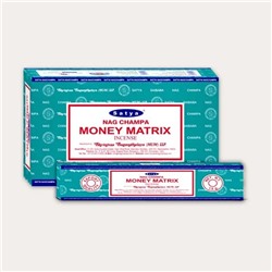 SATYA Ароматические палочки Money Matrix 15г.*12уп