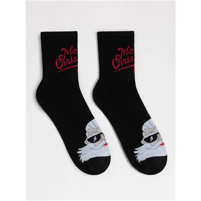 Набор подарочный новогодний термос и носки KAFTAN Xmas, размер 41-44 (27-29 см)